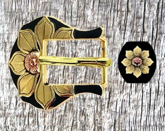 Flagstaff Flower 3/4 Inch Buckle Set