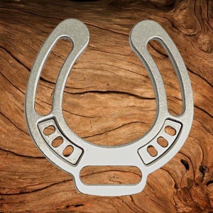 Decorative Horseshoe Nickel Breast Collar Plate