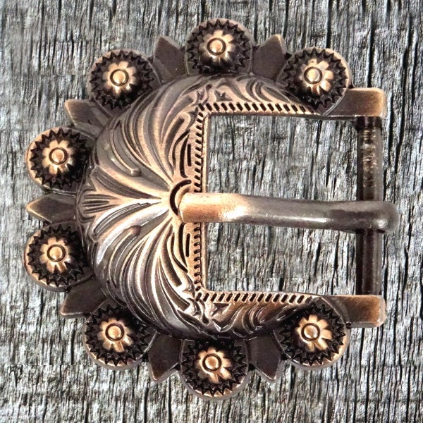 Hardware Headstall 3/4 Inch Antique Copper Buckle Set