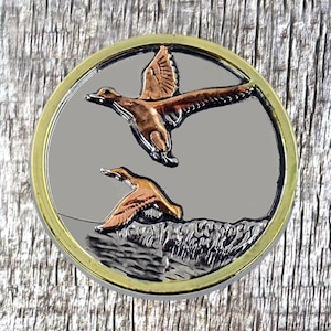 Mallard Flying Duck Concho
