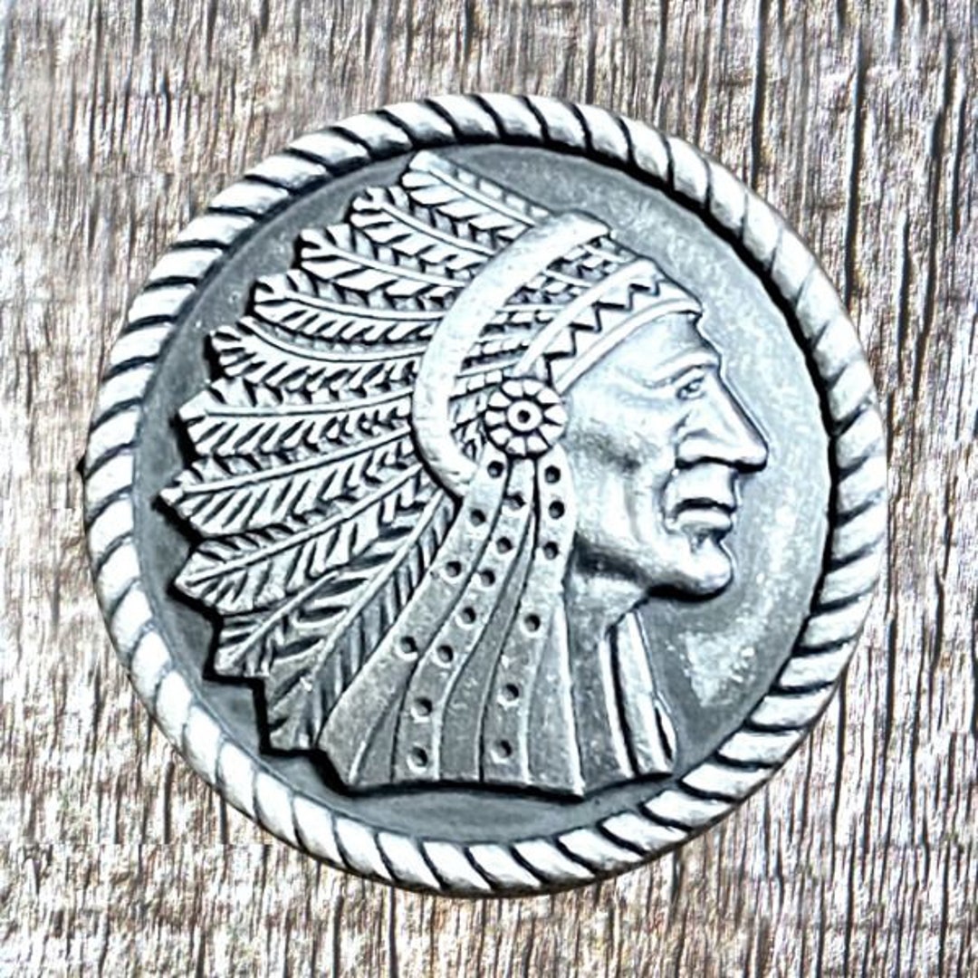 Nilj Buy Indian Chief Head Dress Profile Right Motorcycle AN Concho Online ...