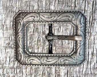 Slaton Antique Nickel-Plated Slaton 3/4" Buckle