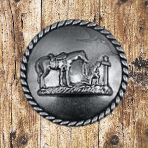 Western Cowboy At The Cross Cabinet Hardware Knobs Drawer Pulls