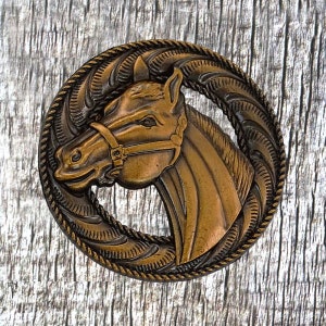 Horse 1-3/8 Inch Concho
