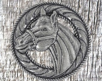 Horse 1-3/8 Inch Concho