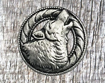 Howling Wolf 1/2 Inch Concho