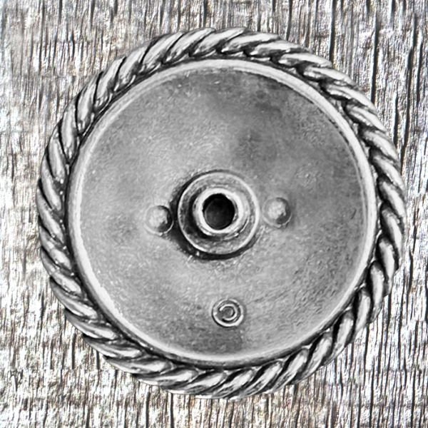 Floral Engraved 1-1/2 Inch Rope Trim Concho Sterling Finish - Etsy