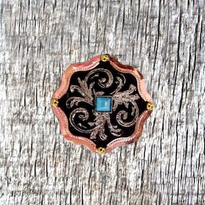 Belle&#39;s Copper 3/4-inch Concho