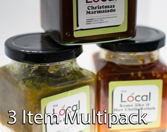 Three Item Multipack - any three Local products at reduced price!