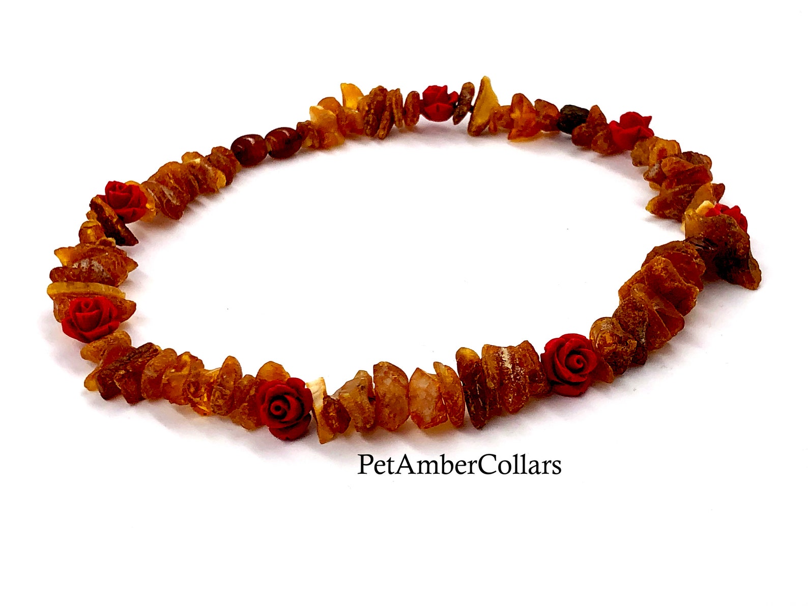 NATURAL BALTIC AMBER Collar for Dogs or Cats all sizes flea Etsy