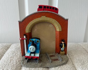 Thomas The Tank Engine & Friends 1998 Photo Frame Rare Vintage 3D Nursery Decor