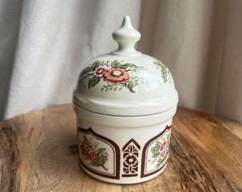Pot Ginger Jar Dorn Williams Boncath Lid Wales National Trust Vintage 1977