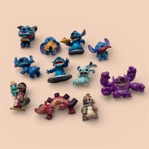 Disney Lilo And Stitch Figures Experiment Cousins Toys Ideal Cake Toppers
