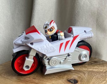 Paw Patrol Moto Pups Wildcat Figure And Wild Cat Motorbike Rare