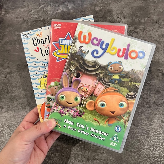 Cbeebies DVD Films Y2K Vintage Retro Charlie & Lola Go Jetters