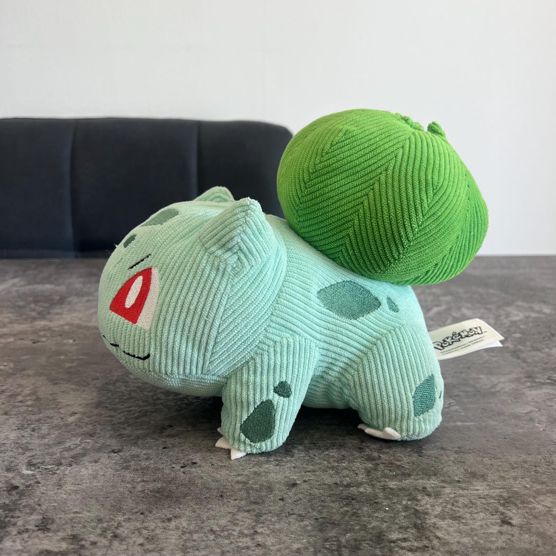 Pokemon Nintendo Creatures Bulbasaur Plush Corduroy - Etsy