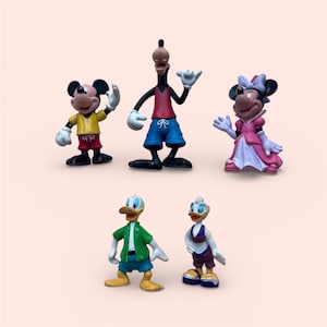 Collection of Disney Mickey Mouse & Friends Vintage Figures immagine 1