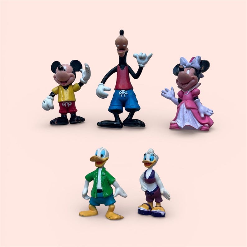 Collection of Disney Mickey Mouse & Friends Vintage Figures immagine 1
