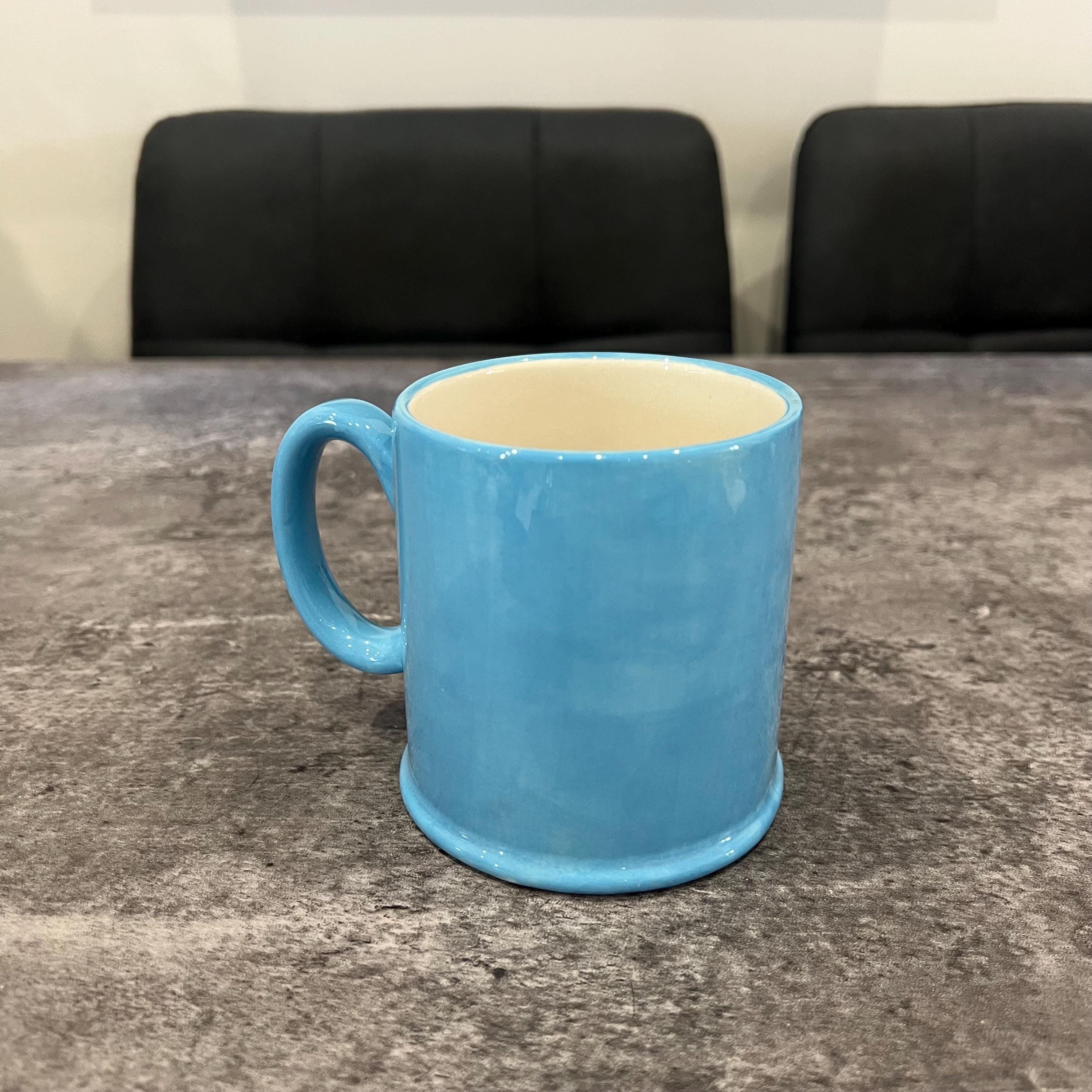 The Old Pottery Company Dachshund Sausage Dog Blue 3D Mug Tankard