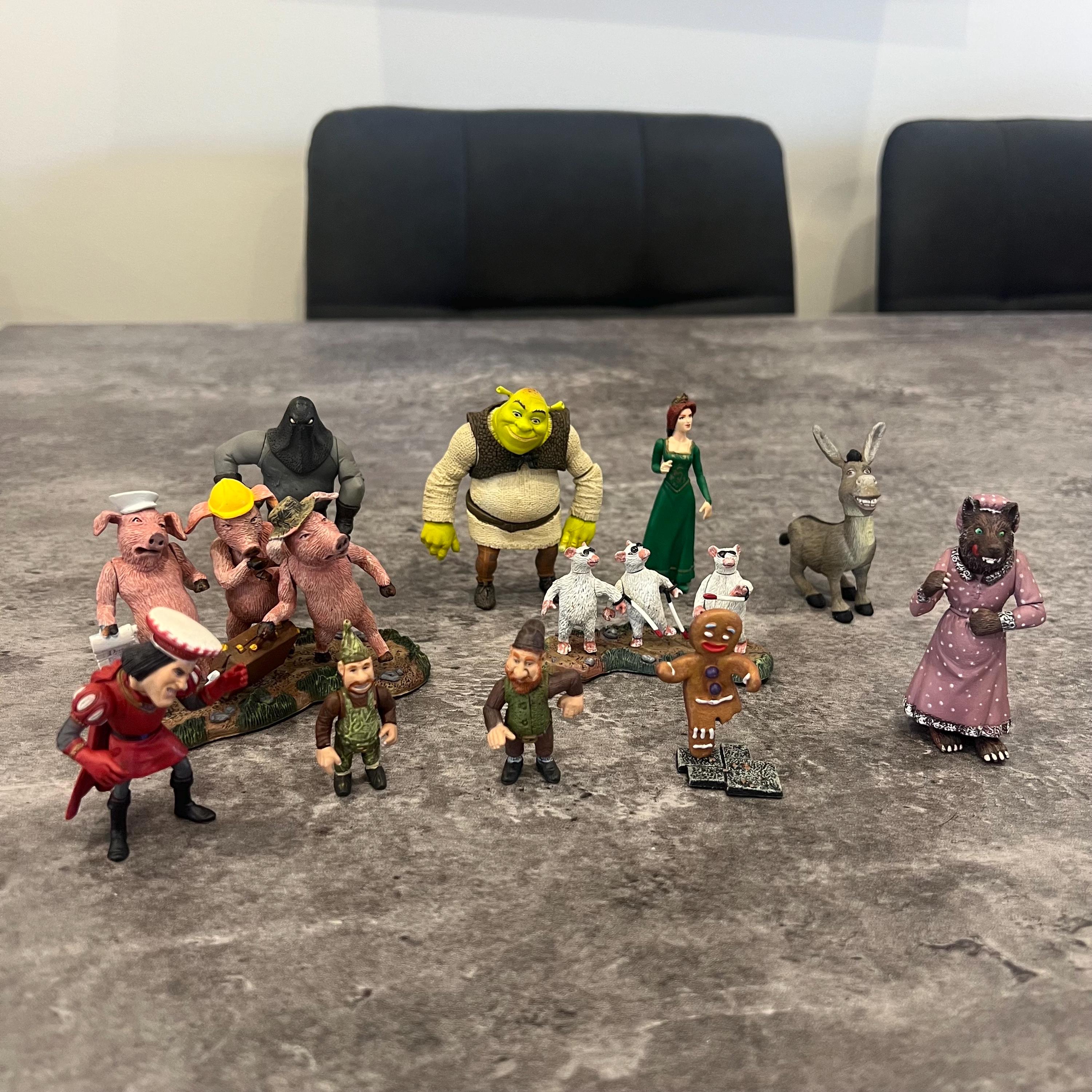 RARE 2001 Mcfarlane Toys Shrek Figures Toy Ideal Cake