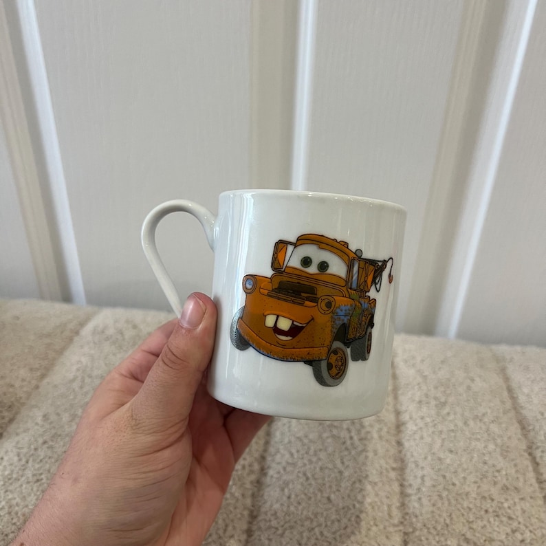 Disney Pixar Cars Movie Cup Mug Mater Finn McMissile image 1