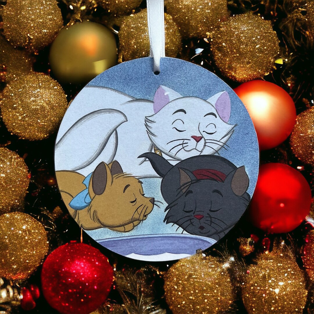 Upcycled Disney Book Aristocats Duchess Toulouse Berlioz Wooden Plaque