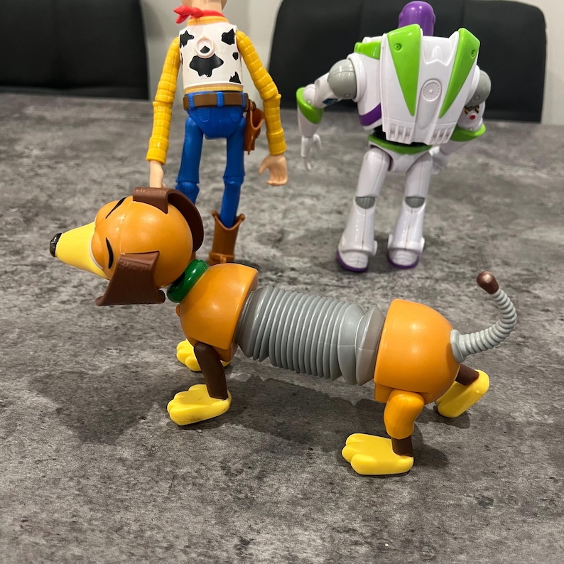 Disney Toy Story Bundle Buzz Lightyear Woody Slinky Dog Figures Toys image 3