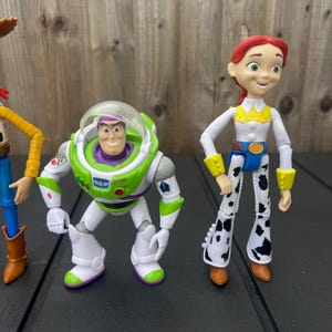 Disney Toy Story Bundle Buzz Lightyear Woody Jessie Forky Figures Toys image 2