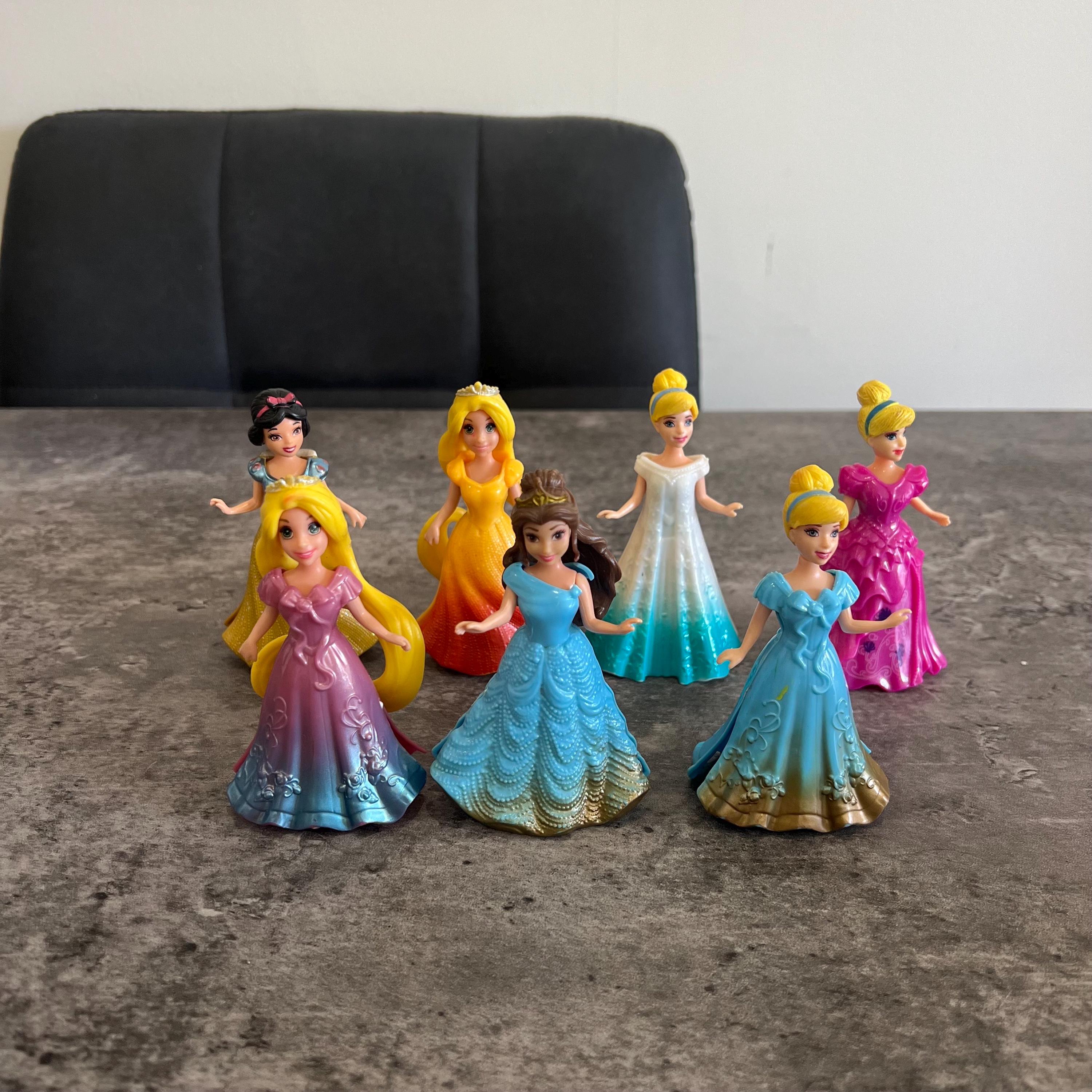 disney princess magic clip dress Disney Princess Figures Snap On Dresses Magiclip Lot