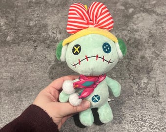 Disney Lilo And Stitch Plush Doll Soft Toy Rare 8 Inch Christmas Xmas Scrump