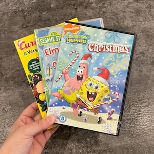 Children’s TV Christmas Specials DVD Films Y2K Vintage Retro SpongeBob Curious George Thomas Tank Engine Postman Pat Sesame Street Elmo