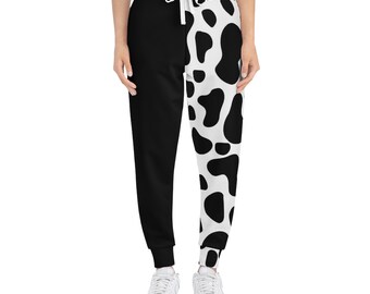 Cow Print Athletic Joggers