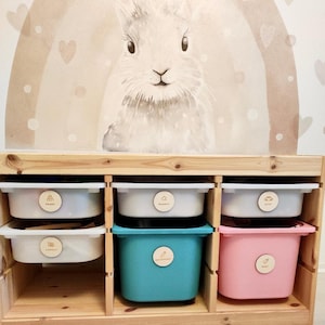 Wooden Toy Box Storage Tags