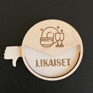 Clean Dirty Dishwasher Sign: Birch Plywood Kitchen Decor | SAUBER / SCHMUTZIG | Puhtaat/Likaiset - 14 languages image 5