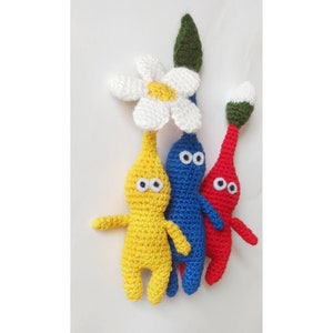Pattern pikmin crochet toys unique toys best gifts Pikmin game gift for kids pattern pdf pattern for toys Gift for babyshower easy pattern
