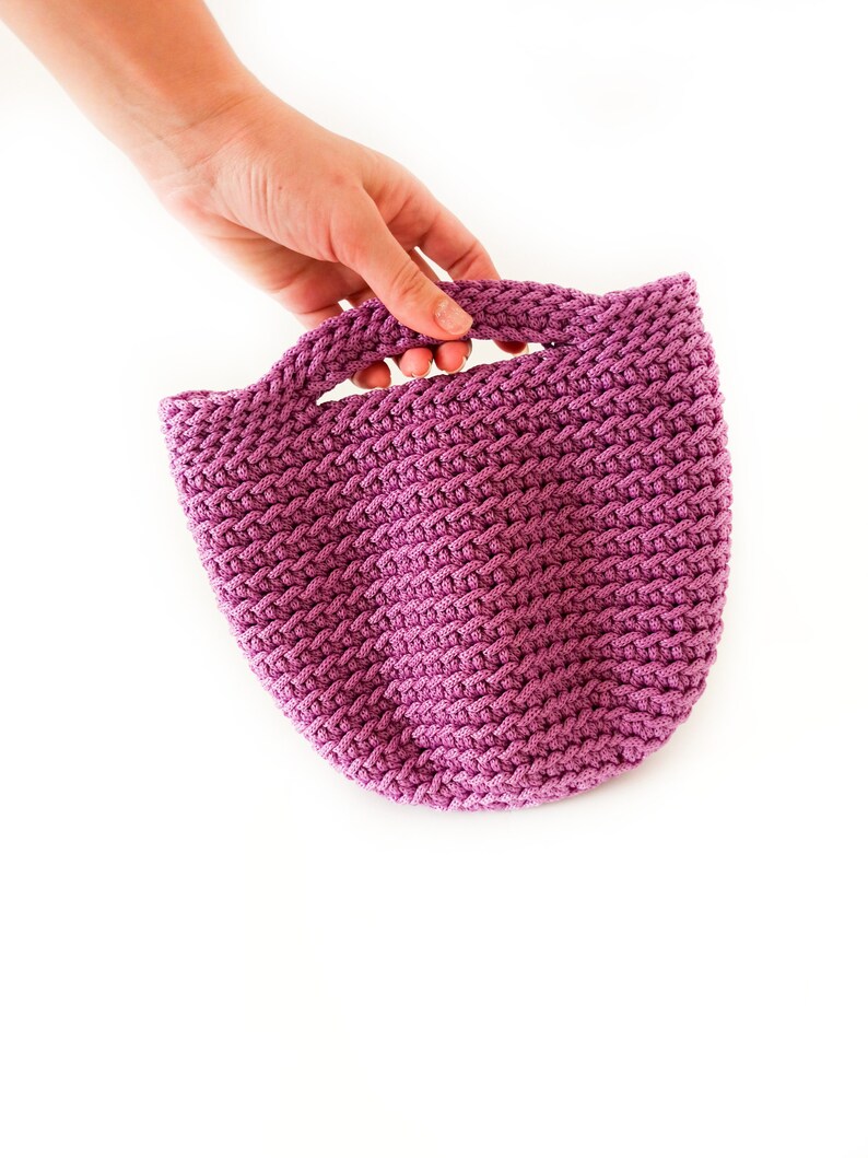 Tutorial Pattern MINI Bag PDF File Pattern Purses Purple Mini Bags Gift ...