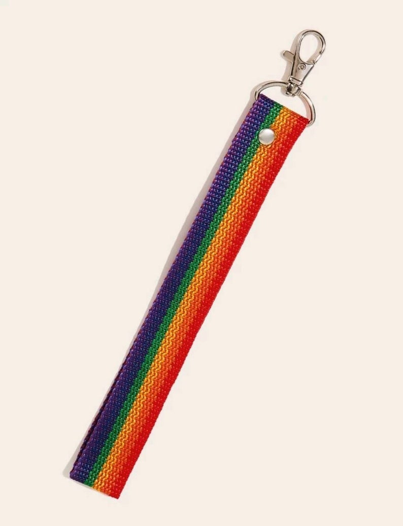 Rainbow Keychain Hand Strap