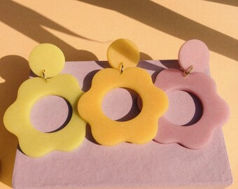 FLORA - Polymer Clay Earrings - FRUIT POP Collection