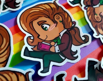 Stardew Valley - Chibi Elliott Sticker 10x10cm