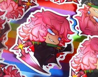 Kingdom Hearts - Chibi Marluxia Sticker 10x10cm