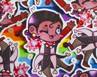 Dragon Quest - Sylvando Chibi Sticker 10x10cm