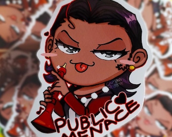 Dragon Quest - Public Menace Sylv Sticker 10x10cm