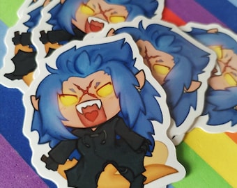 Kingdom Hearts - mini Berserk Banana Saix Sticker