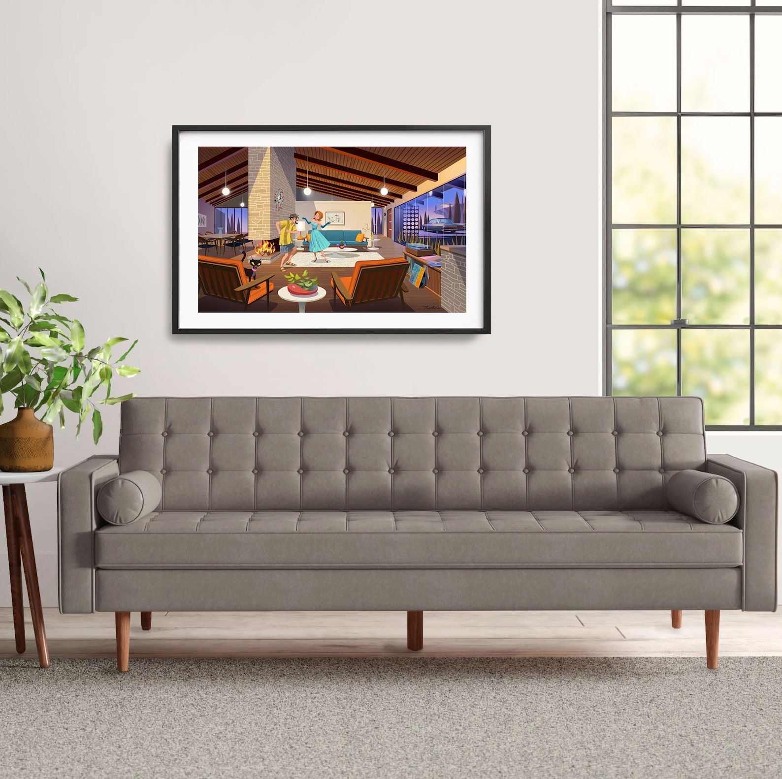 Mid Century Modern Wall Art Mid Century Modern Mid Century - Etsy