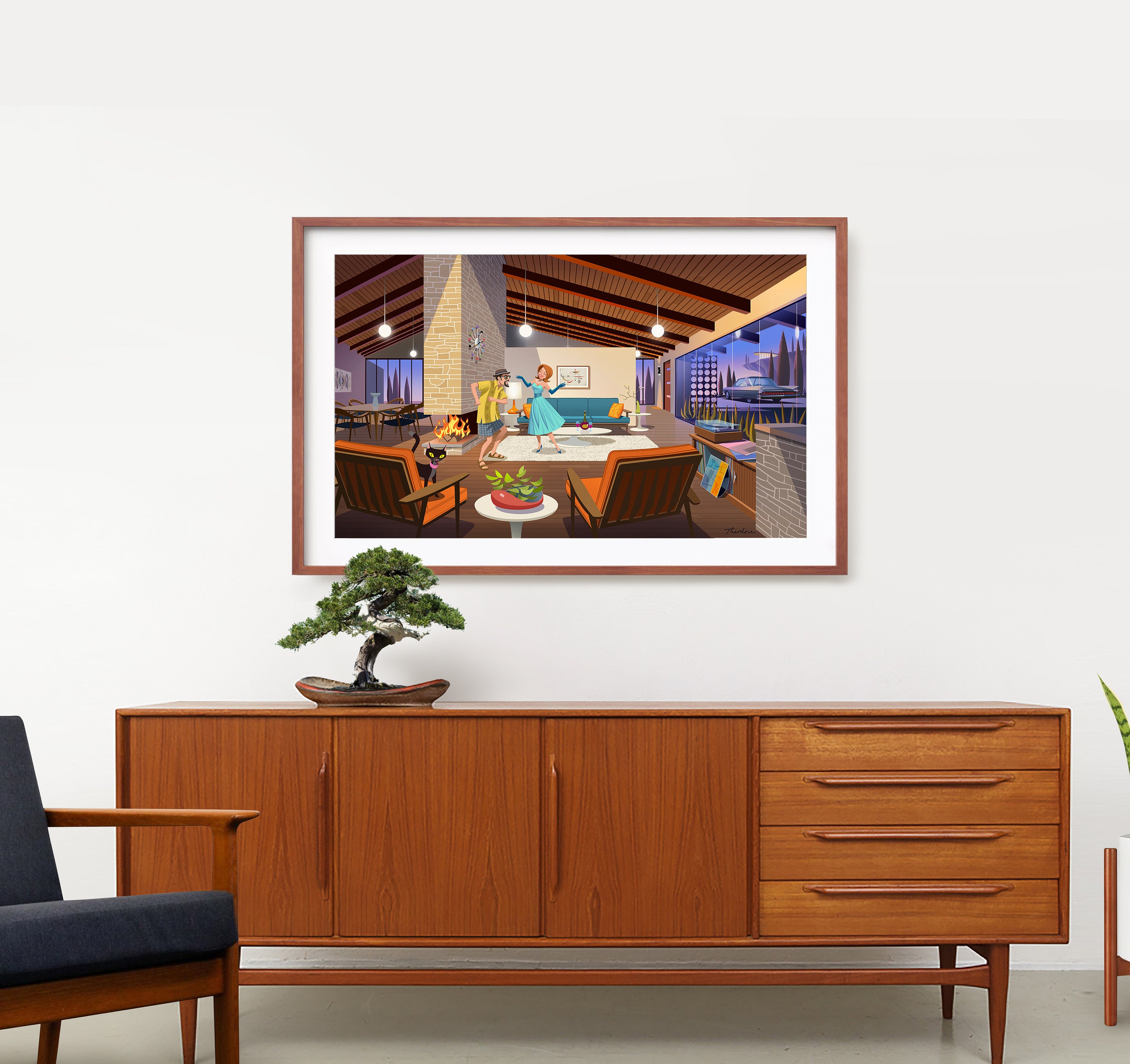 Mid Century Modern Wall Art Mid Century Modern Mid Century - Etsy