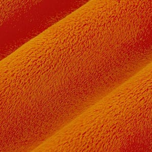 Cuddle® 3 Solid Orange Smooth Minky from Shannon Fabrics - 3mm Pile