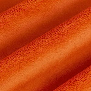 Cuddle® 3 Solid Mandarin Smooth Minky from Shannon Fabrics - 3mm Pile