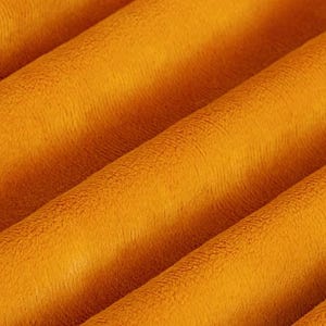 Cuddle® 3 Solid Pumpkin Smooth Minky from Shannon Fabrics - 3mm Pile