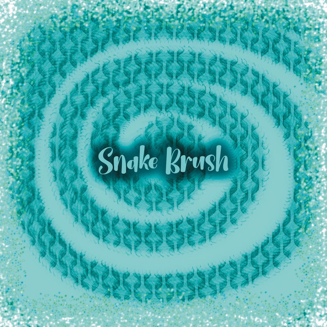 Snake Brush Procreate - Etsy