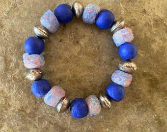 Royal Blue - Krobobeads, Pulverglasperlen, Glasperlen